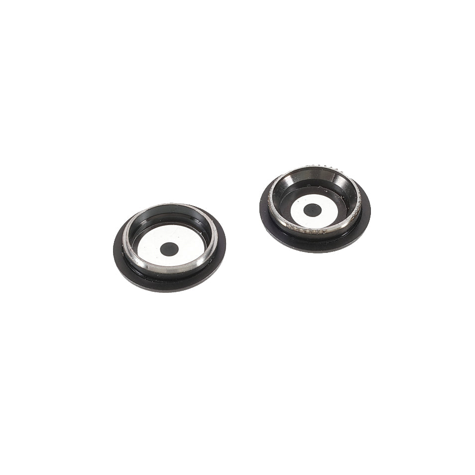 OEM Camera Lens Screen Ring Cover with Glass Lens Film for iPhone 11 6.1 inch - Black
