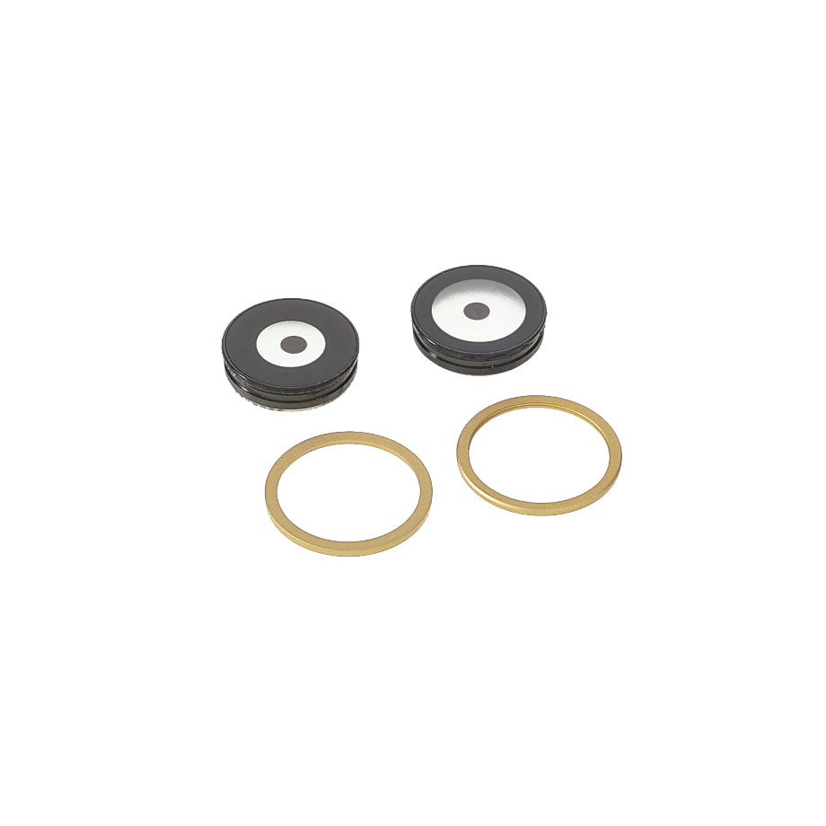 OEM Camera Lens Screen Ring Cover with Glass Lens Film for iPhone 11 6.1 inch - Yellow