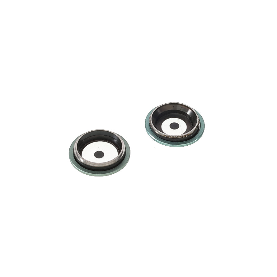 OEM Camera Lens Screen Ring Cover with Glass Lens Film for iPhone 11 6.1 inch - Green