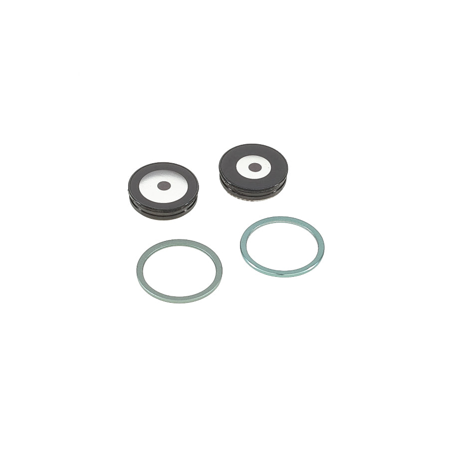 OEM Camera Lens Screen Ring Cover with Glass Lens Film for iPhone 11 6.1 inch - Green