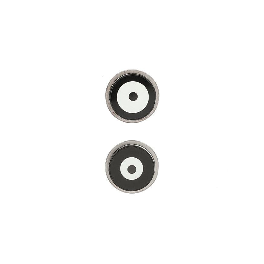 OEM Camera Lens Screen Ring Cover with Glass Lens Film for iPhone 11 6.1 inch - White