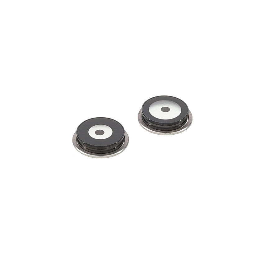 OEM Camera Lens Screen Ring Cover with Glass Lens Film for iPhone 11 6.1 inch - White