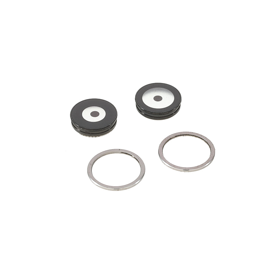 OEM Camera Lens Screen Ring Cover with Glass Lens Film for iPhone 11 6.1 inch - White