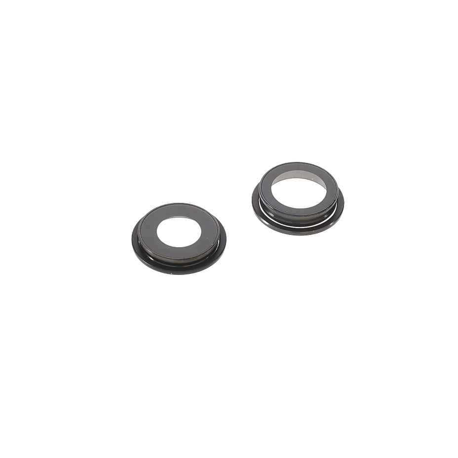 OEM Back Rear Camera Lens Ring Cover with Glass Lens Replacement Part for iPhone 12 / 12 mini - Black