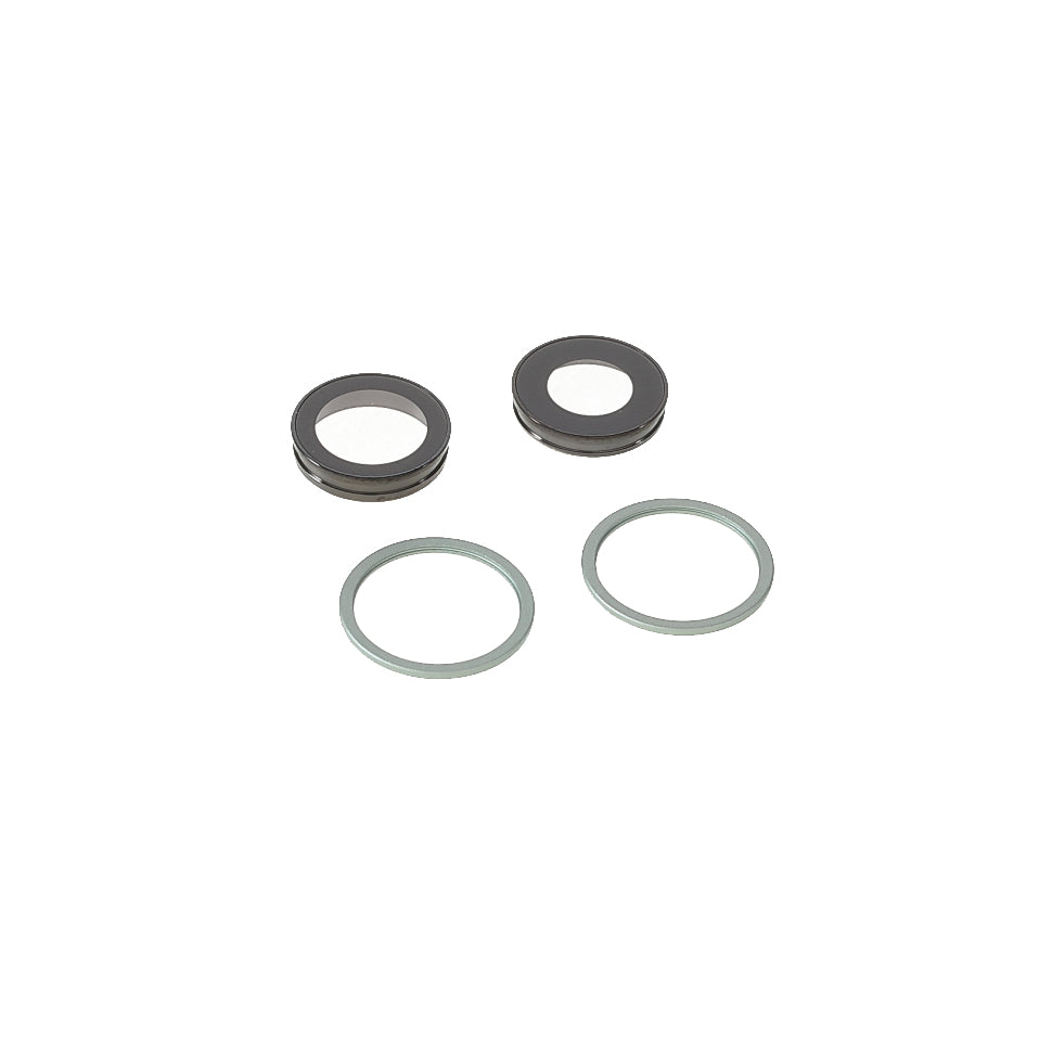 OEM Back Rear Camera Lens Ring Cover with Glass Lens Replacement Part for iPhone 12 / 12 mini - Green