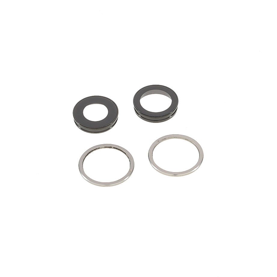 OEM Back Rear Camera Lens Ring Cover with Glass Lens Replacement Part for iPhone 12 / 12 mini - White