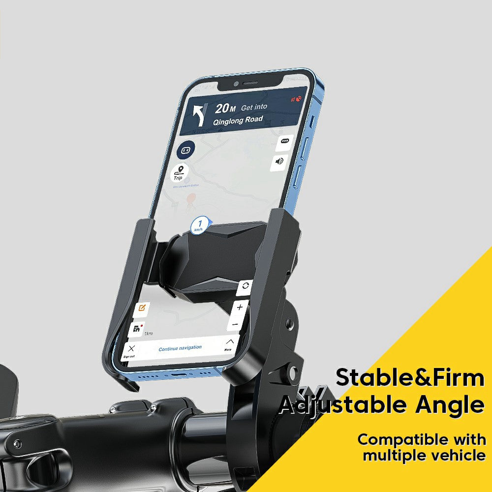 360 Degree Rotating Spring Stretch Cycling Phone Holder Bracket for Bicycle Motorcycle