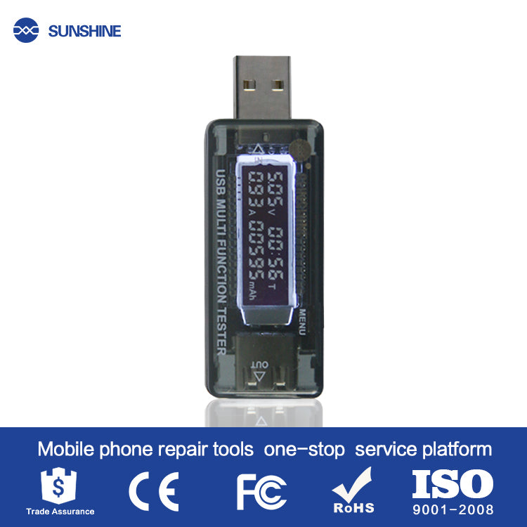 Uniqkart SS-302A USB Intelligent Digital Display Detector (QC4.0)