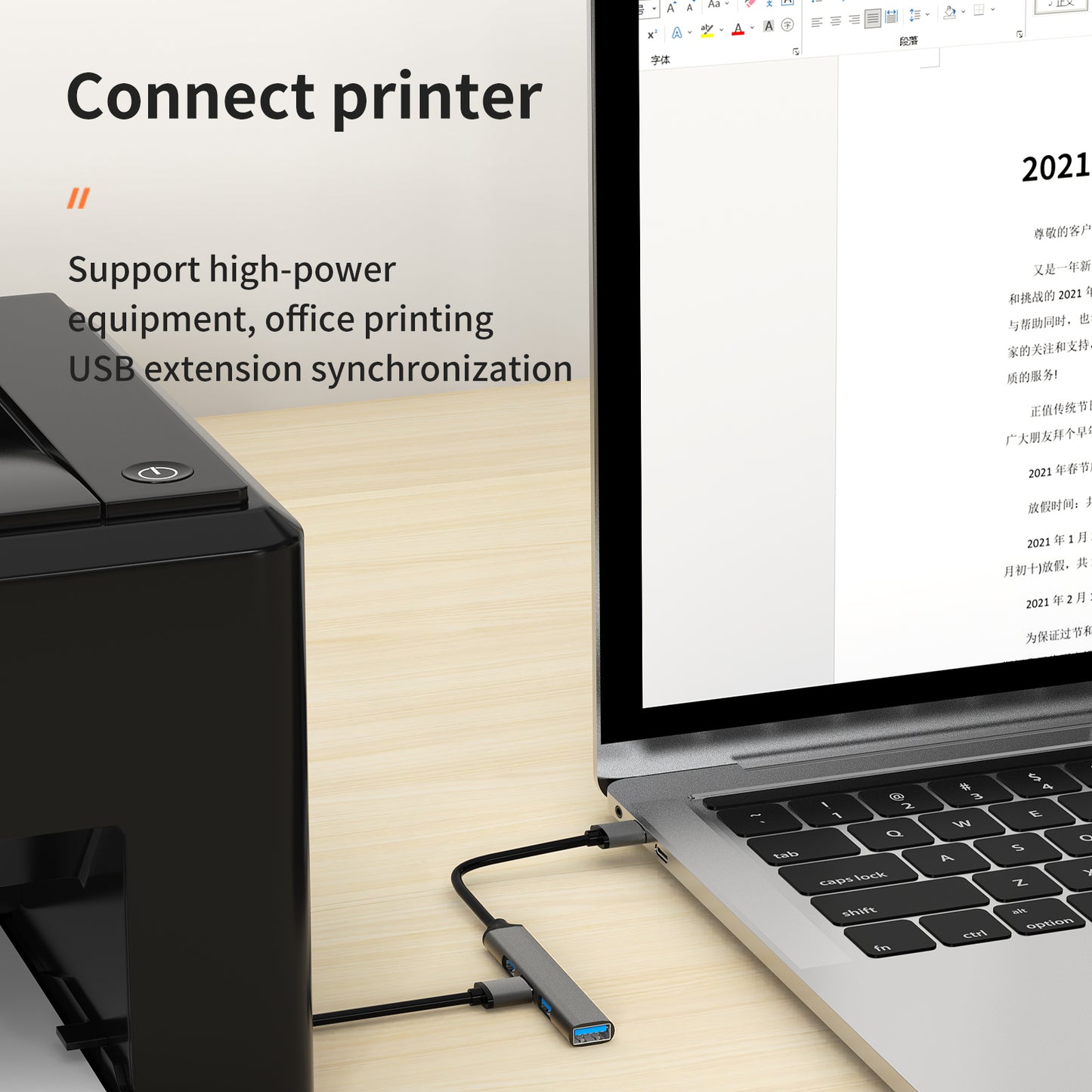 U4-A 4 in 1 USB Hub 3x USB 2.0 + 1x USB 3.0 Adapter 5Gbps High Speed Splitter
