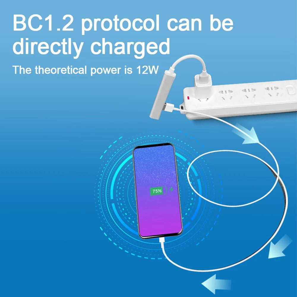 C809-C 4 in 1 Type C Hub for MacBook Pro Lenovo Xiaomi 1x USB3.0+2x USB2.0+1x Type-C 2.0 Converter