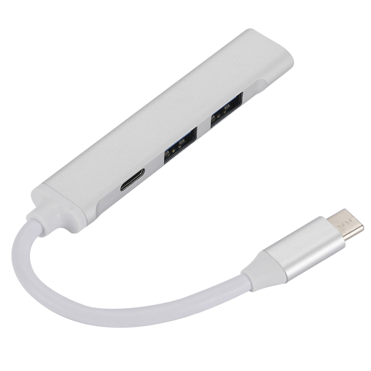 C809-C 4 in 1 Type C Hub for MacBook Pro Lenovo Xiaomi 1x USB3.0+2x USB2.0+1x Type-C 2.0 Converter