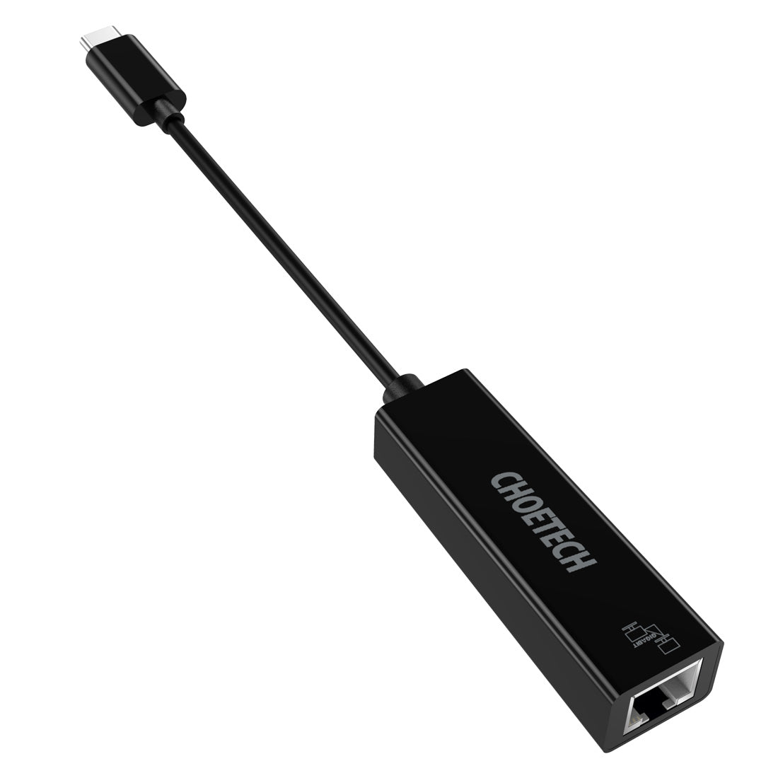 Choetech HUB-R01 USB-C to RJ45 10 / 100 / 1000Mbps Ethernet Adapter Cord Network Nickel-plated Connector