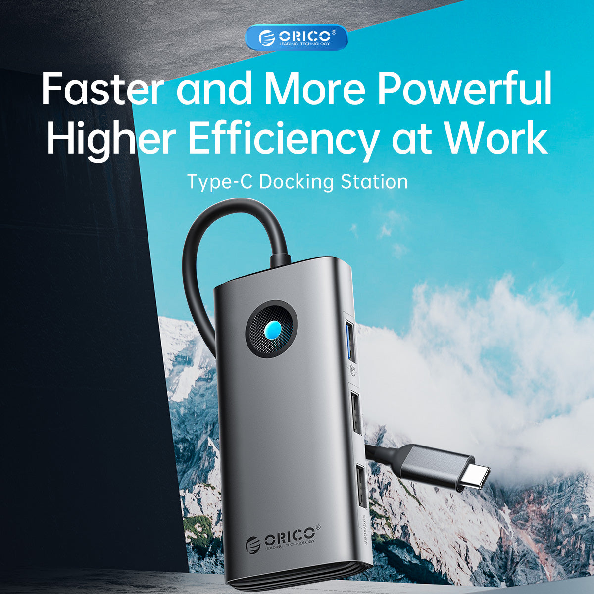 Uniqkart PW11-5P 5 in 1 Docking Station 4K Video PD 60W Charging Multifunctional Type-C Hub - Silver