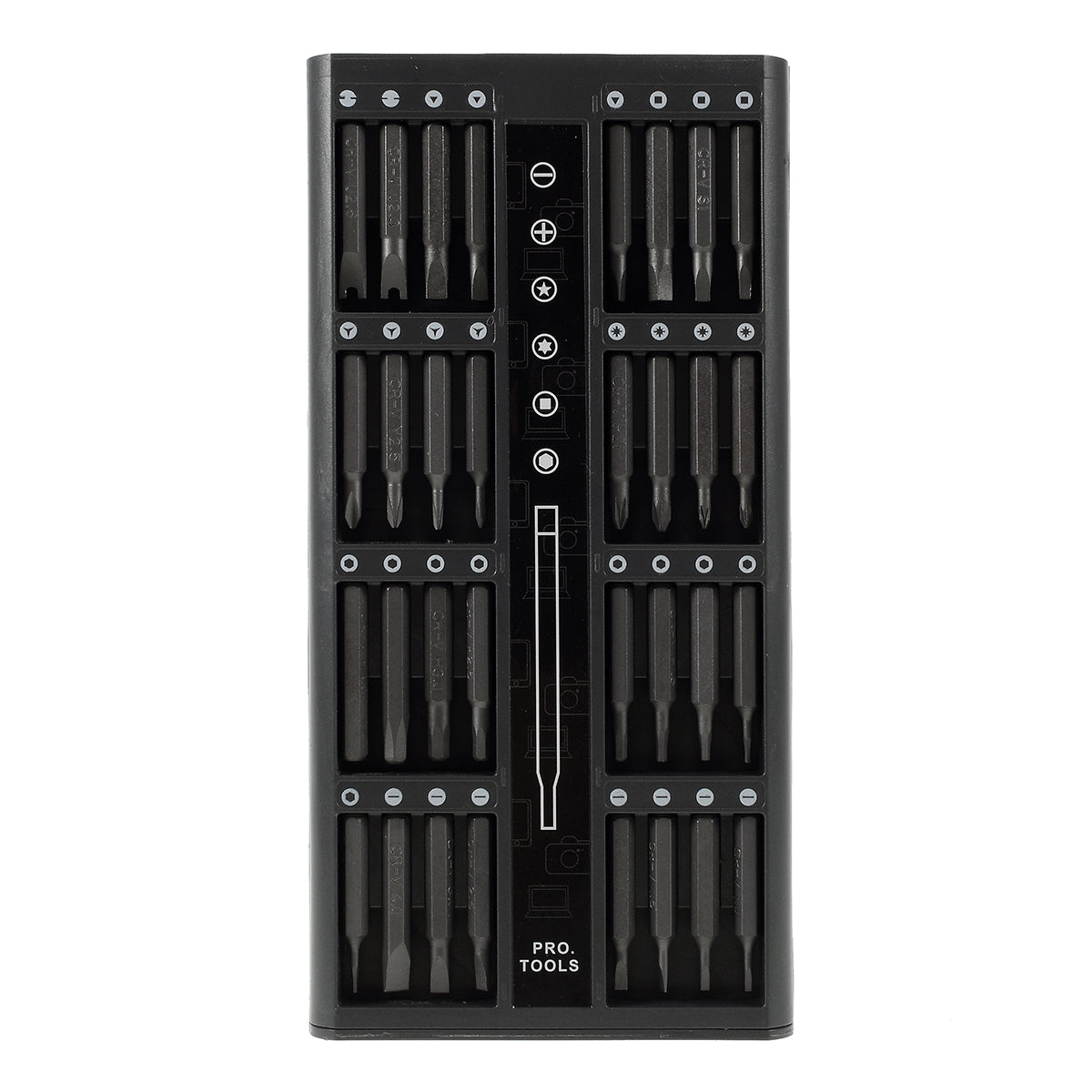 63-in-1 Magnetic Precision Screwdriver Repair Tool Kit Bits Set - Black