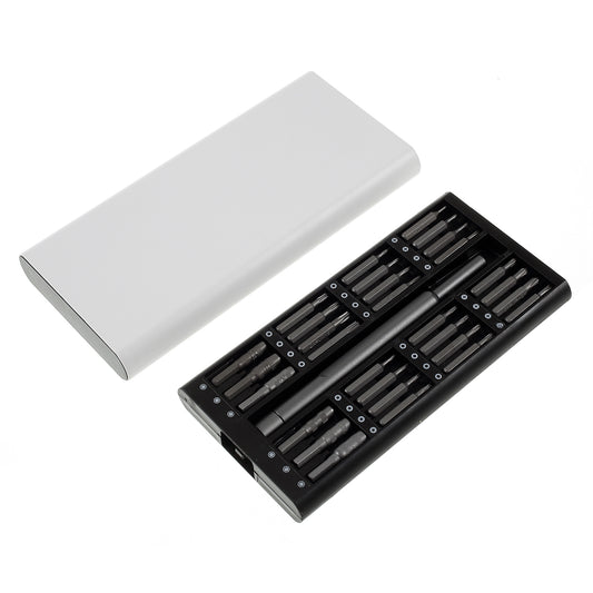 63-in-1 Magnetic Precision Screwdriver Repair Tool Kit Bits Set - Silver