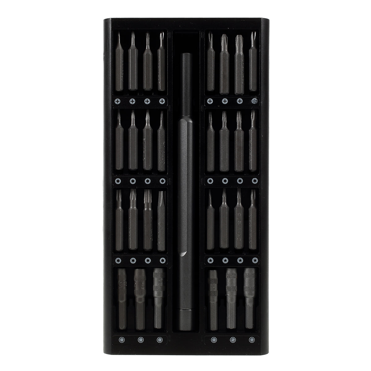 63-in-1 Magnetic Precision Screwdriver Repair Tool Kit Bits Set - Silver