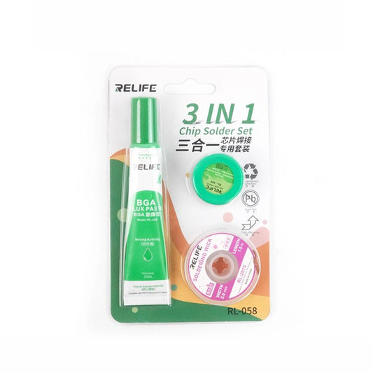 Relife RL-058 3 in 1 Chip Welding Equipments Solder Set