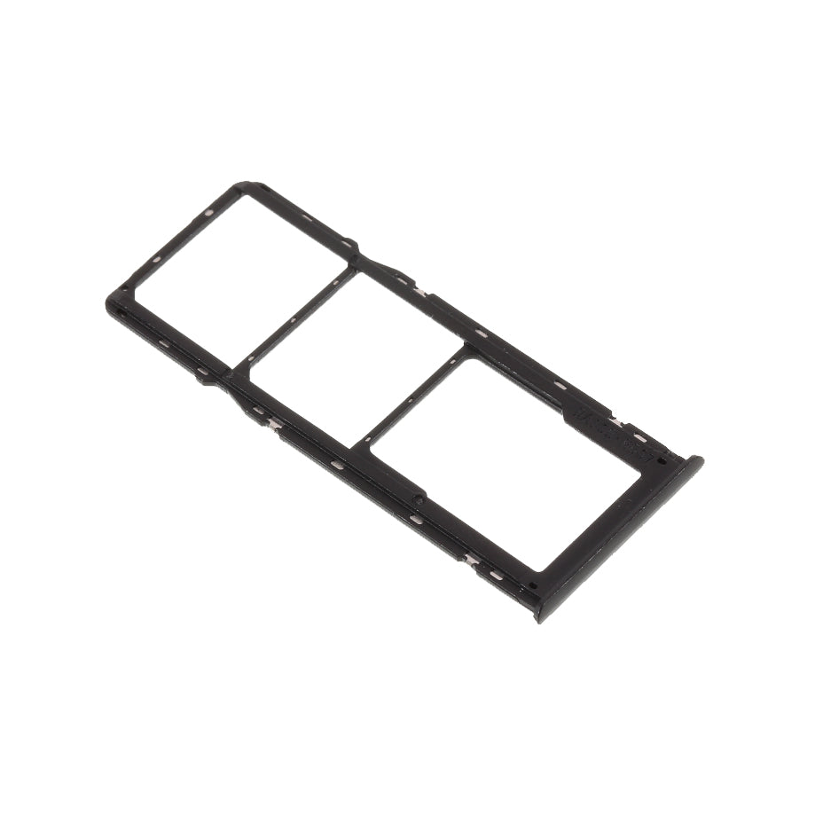 OEM Dual SIM Card + Micro SD Card Tray Holders Part for Oppo Realme 5 - Black