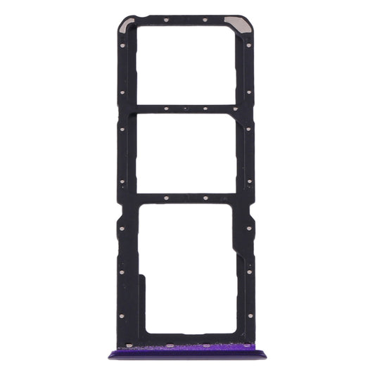 For OPPO Realme 5 Pro OEM Dual SIM Card + SD Card Tray Holder Replacement (without Logo) - Purple