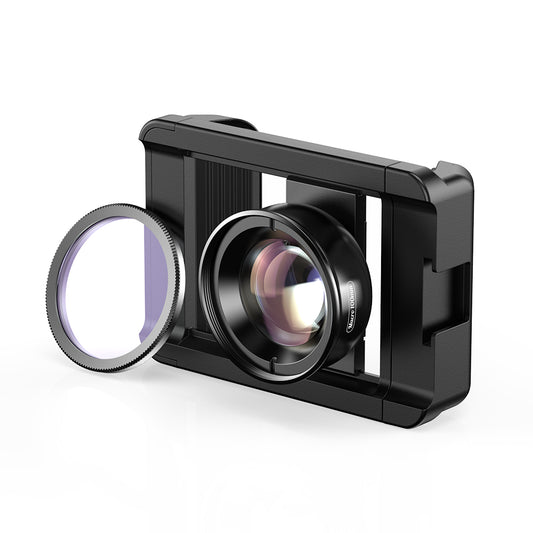 Apexel APL-HB100CPL Macro Lens Kit for Phone, 10X Macro Lens + CPL Filter Phone Lens Attachment