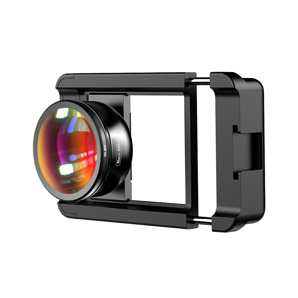 Apexel APL-HB100CPL Macro Lens Kit for Phone, 10X Macro Lens + CPL Filter Phone Lens Attachment