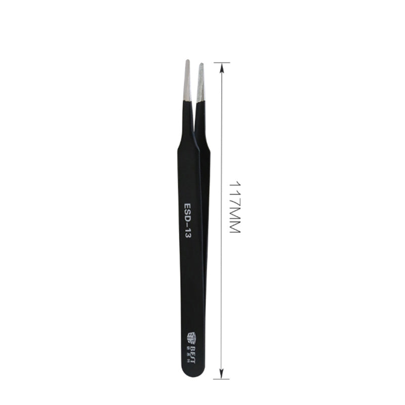Best ESD Series Precision Anti-static Stainless Steel Tweezers - ESD-13