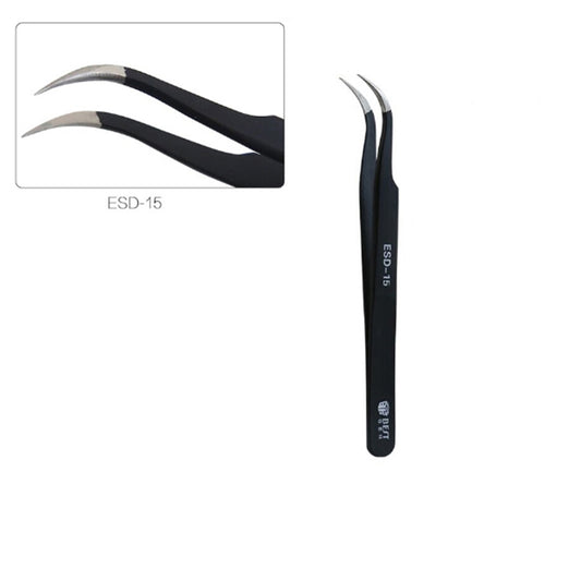 Best ESD Series Precision Anti-static Stainless Steel Tweezers - ESD-15
