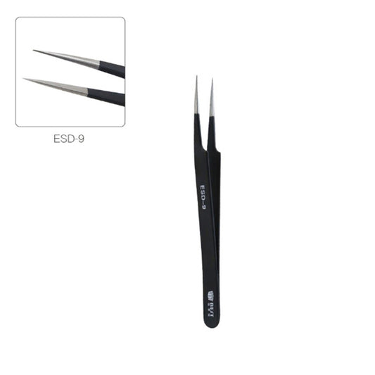 Best ESD Series Precision Anti-static Stainless Steel Tweezers - ESD-9