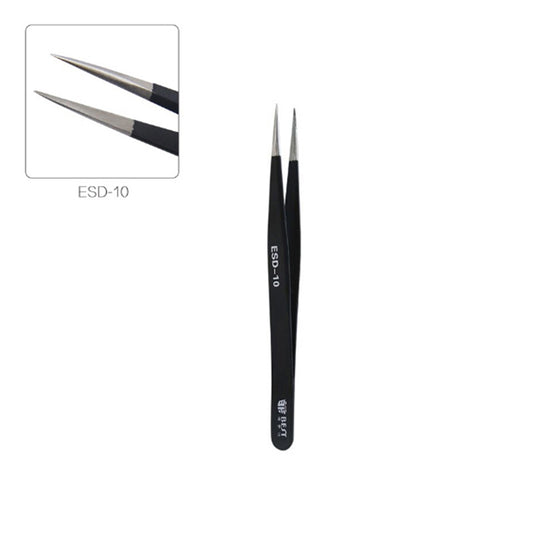 Best ESD Series Precision Anti-static Stainless Steel Tweezers - ESD-10