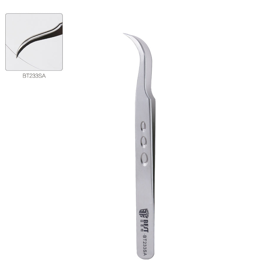 Best Anti-static Precision Stainless Steel Matte Tweezers - BT233SA