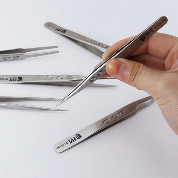 Best Anti-static Precision Stainless Steel Matte Tweezers - BT233SA