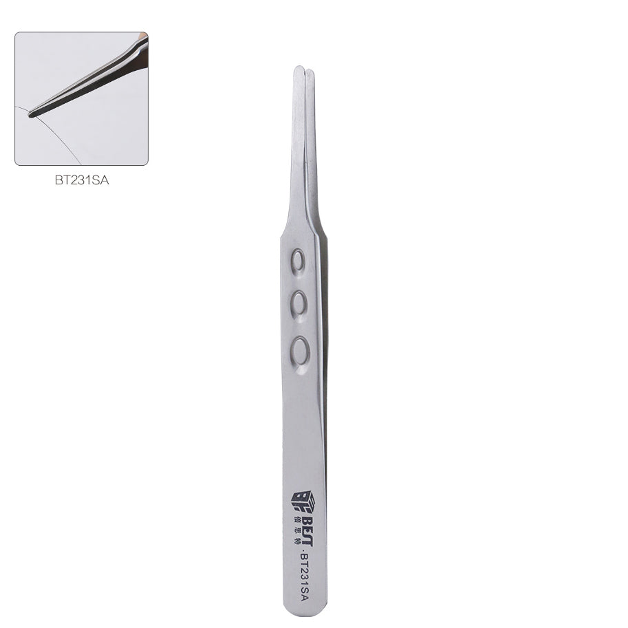 Best Anti-static Precision Stainless Steel Matte Tweezers - BT231SA