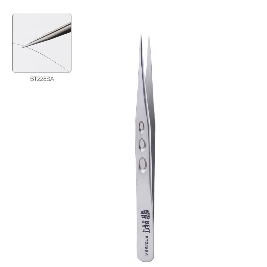 Best Anti-static Precision Stainless Steel Matte Tweezers - BT228SA