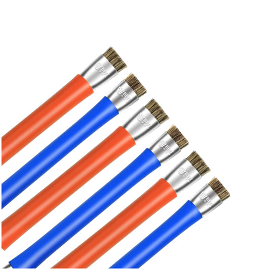 Best BST-71 Double-end Cleaning Brush Boar Bristle Hair Brush Anti-static Cleaning Brush - Random Color