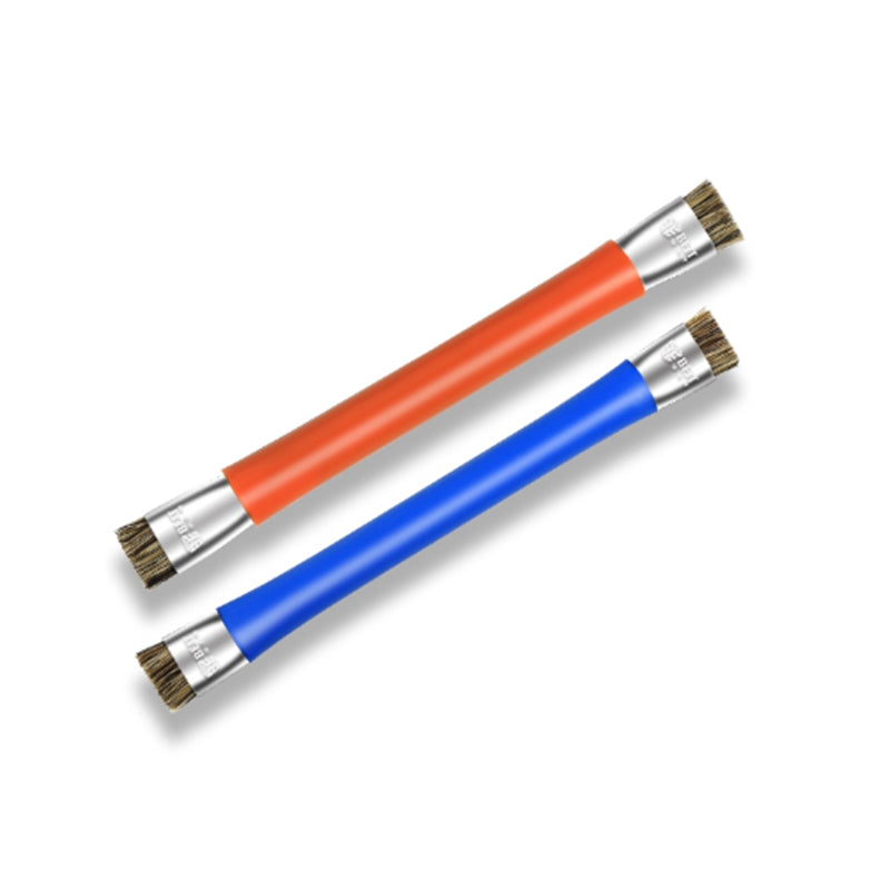 Best BST-71 Double-end Cleaning Brush Boar Bristle Hair Brush Anti-static Cleaning Brush - Random Color