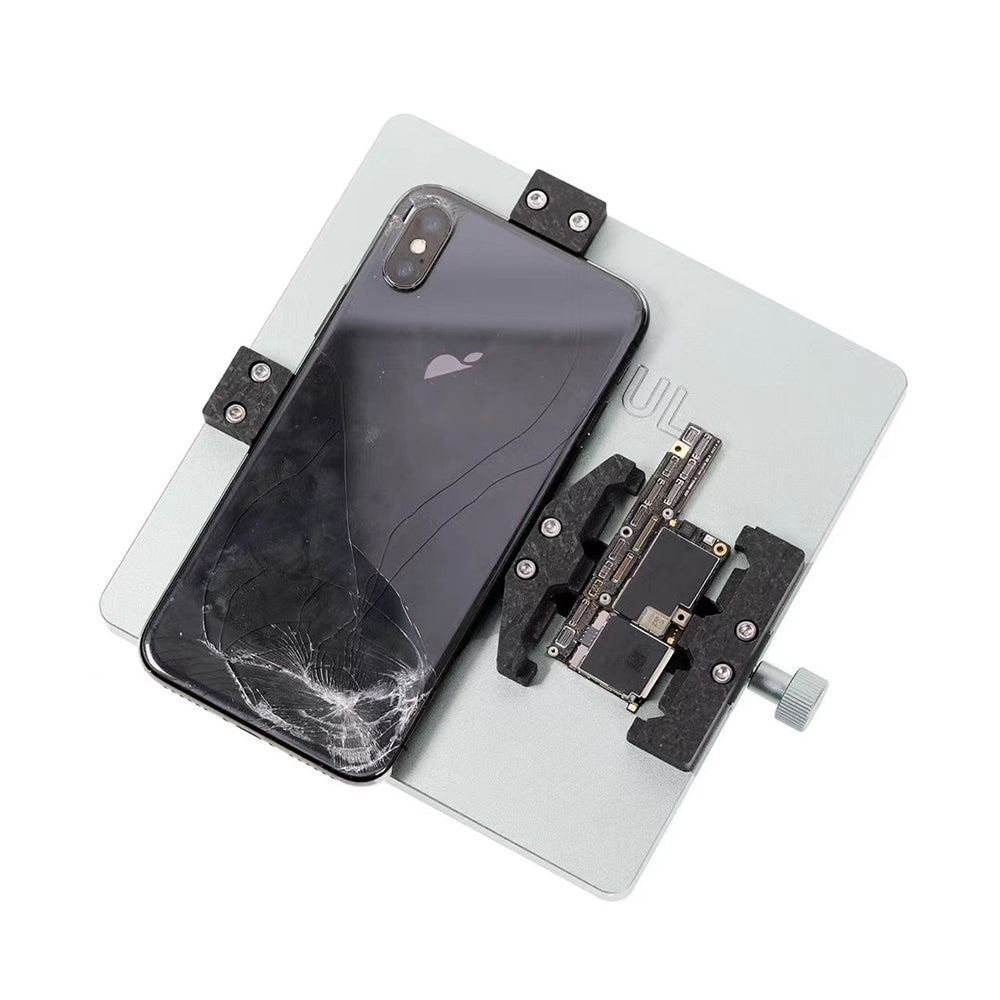 2UUL PCB Holder Tool Set 3 in 1 Backcover for iPhone Motherboard Back Glass Replacment PCB Repair Fixture