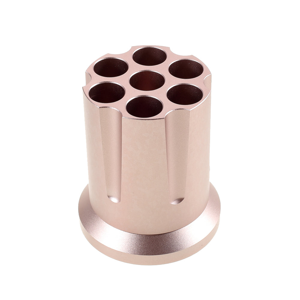 Screwdriver Organizer Non-slip Metal Base Rotating Tool Holder - Rose Gold