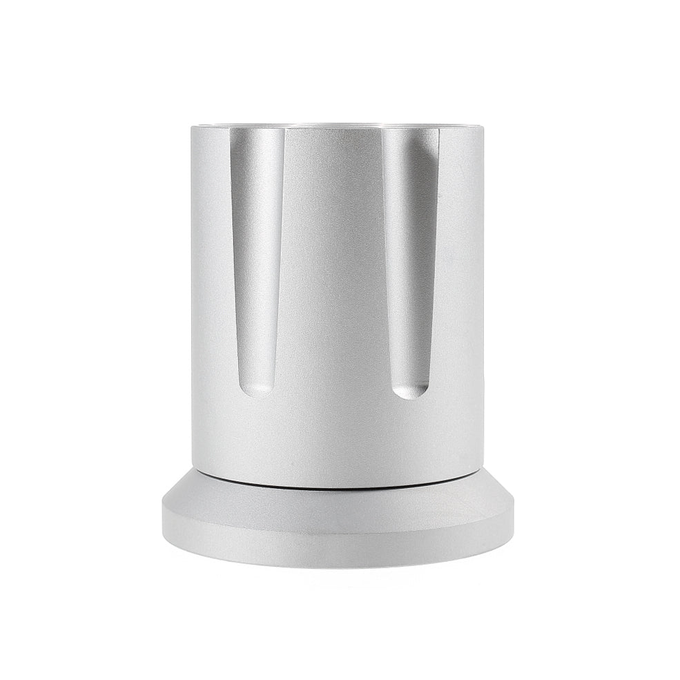 Screwdriver Organizer Non-slip Metal Base Rotating Tool Holder - Silver