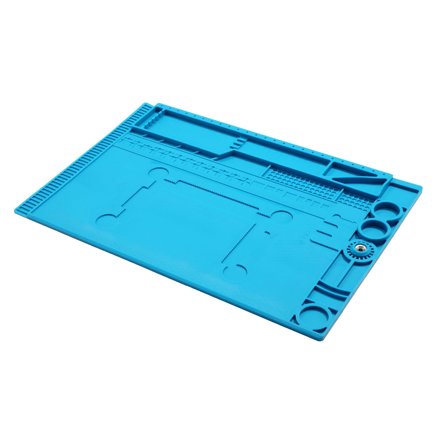TE-505 Silicone Repair Mat Magnetic Soldering Pad Heat Insulation for Electronics Repair
