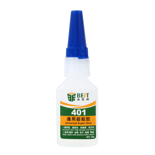Uniqkart 401 Universal Super Glue 20g Multi-functional Instant Adhesive Glue Tool