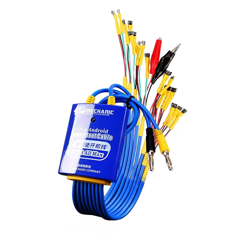 Mechanic iBoot AD Max Power Supply Test Cable Motherboard Activation Boot Line for Android iOS Smartphones