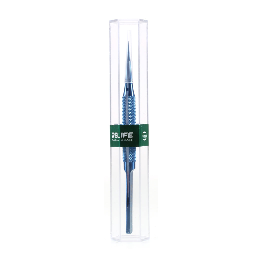 Relife RT-11C 0.15mm Ultra High Precision Flying Wire Tweezer for Mobile Phone Mainboard Maintenance - Straight Tip