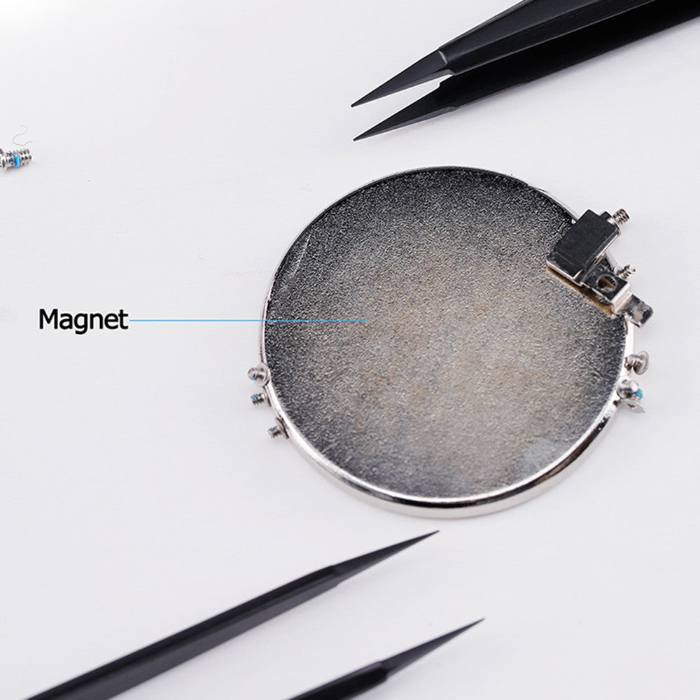 Uniqkart INEEZY FX-03 0.15mm Fine Type Hand-polished Non-magnetic Precision Stainless Steel Tweezers for Jump Wire