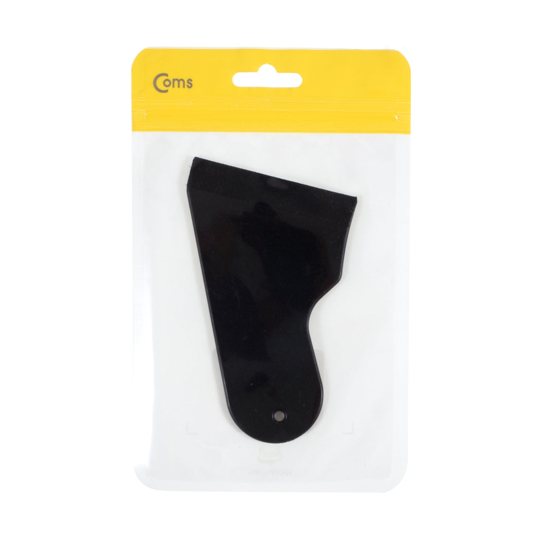 Plastic Long Handle Screen Protector Hydrogel Film Remove Air Bubble Scraper for Mobile Phone - Black Edge