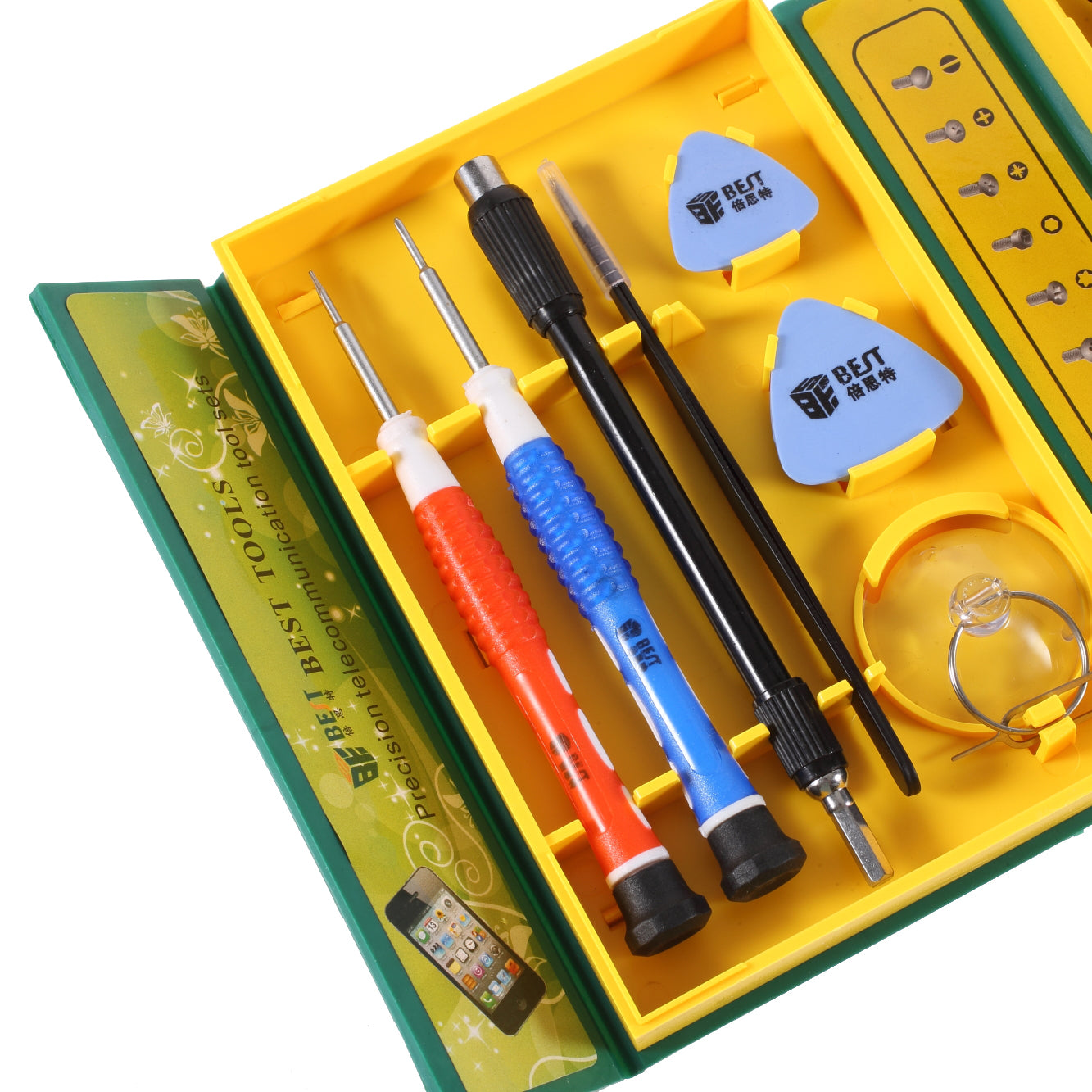 Uniqkart BST-8921 38pcs-in-1 Universal Repair Tool Kit Mobile Phone Repairing Tools
