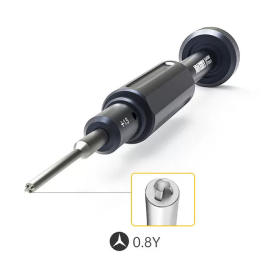 Jakemy JM-8179 Precision 3D Aluminum Alloy Screwdriver for Mobile Phone Disassembly Repair Tool - Tri-wing Y0.8