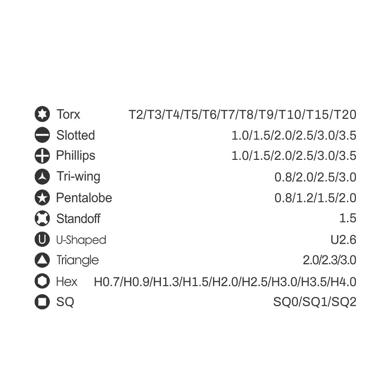 Jakemy JM-8182 49-in-1 Precision Aluminum Alloy Screwdriver Repair Tool Kit for Mobile Phone Disassembly