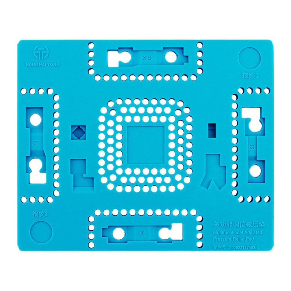 Multifunctional Magic Mat Silicone Pad for iPhone X/XS/11/12 Face ID Dot Matrix Camera CPU Planting Tin Fingerprint Repair