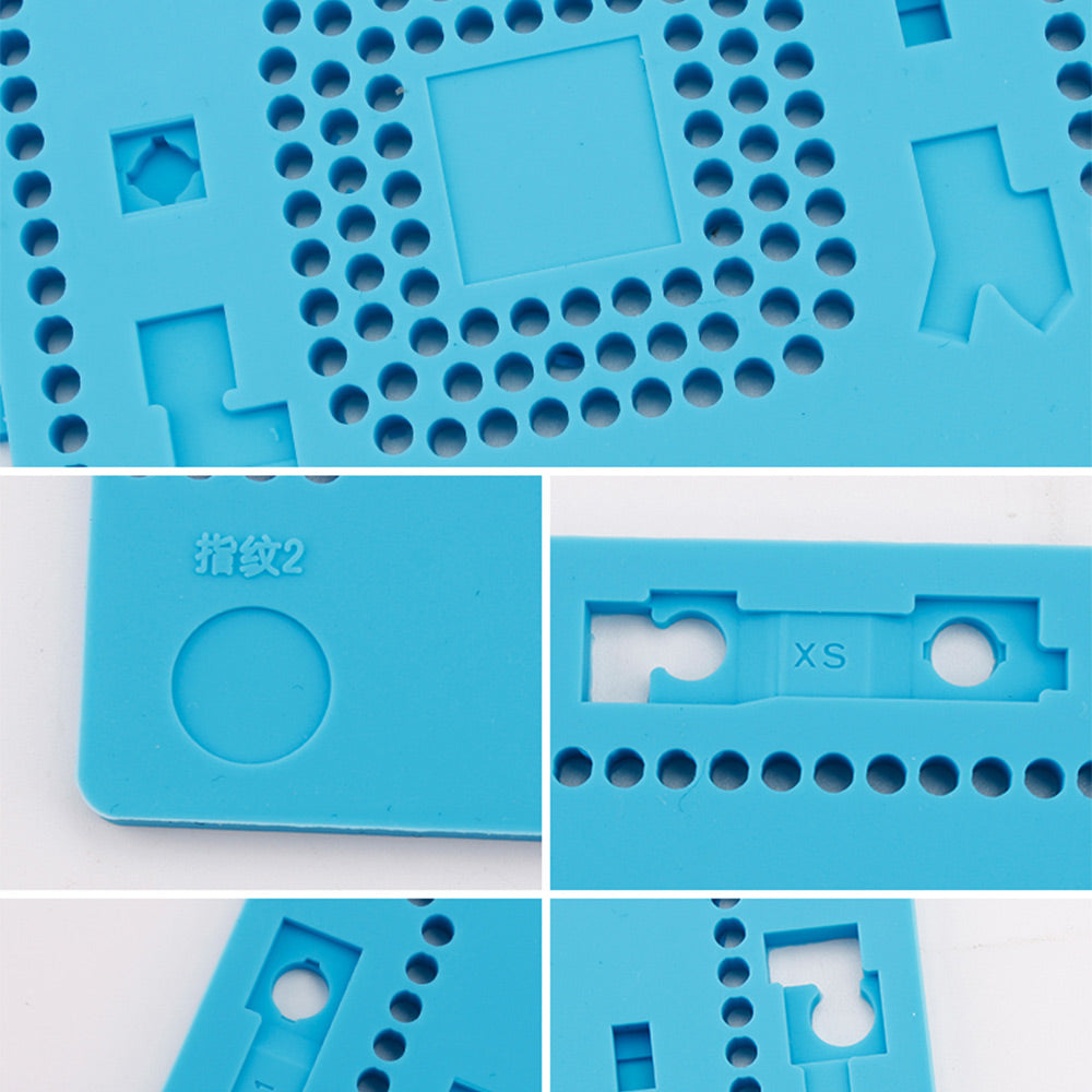 Multifunctional Magic Mat Silicone Pad for iPhone X/XS/11/12 Face ID Dot Matrix Camera CPU Planting Tin Fingerprint Repair