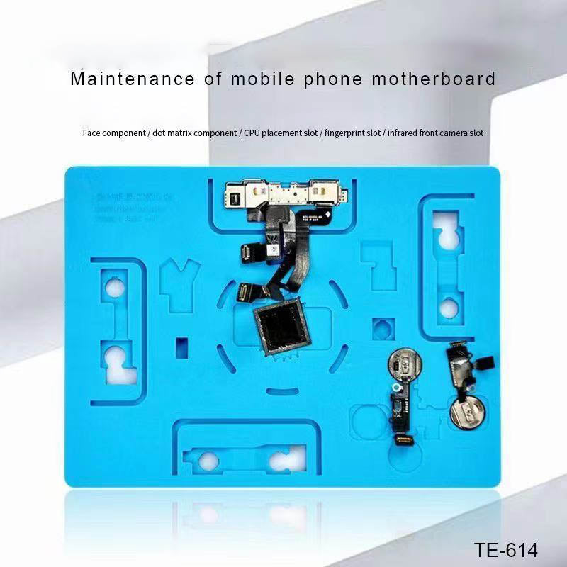 13x10cm Magic Mat Multi-functional CPU Planting Tin Fingerprint Heat Insulation Repair Silicone Pad